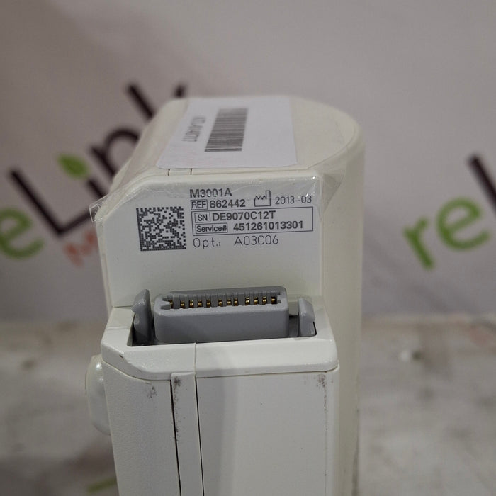 Philips M3001A-A03C06 Masimo SpO2, NIBP, ECG, Temp, IBP MMS Module