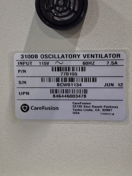 CareFusion SensorMedics 3100B Ventilator