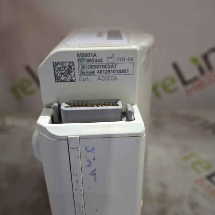 Philips M3001A-A03C06 Masimo SpO2, NIBP, ECG, Temp, IBP MMS Module