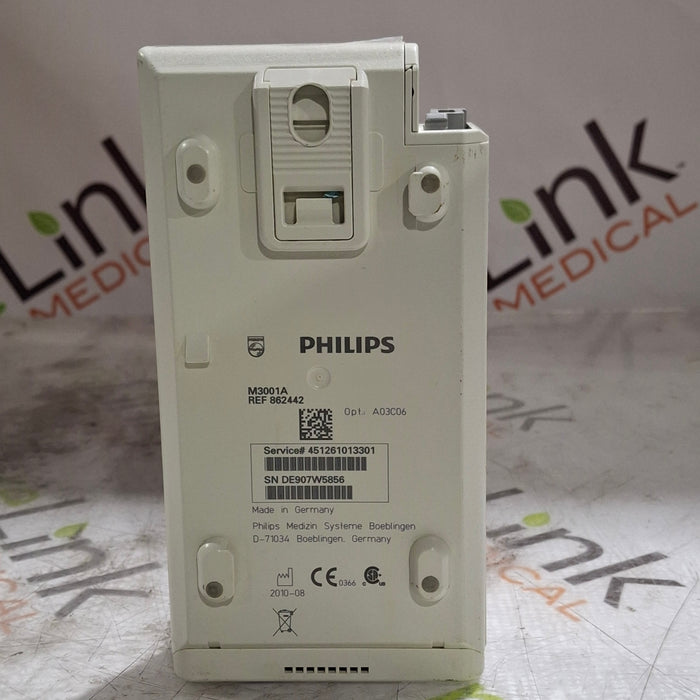 Philips M3001A-A03C06 Masimo SpO2, NIBP, ECG, Temp, IBP MMS Module