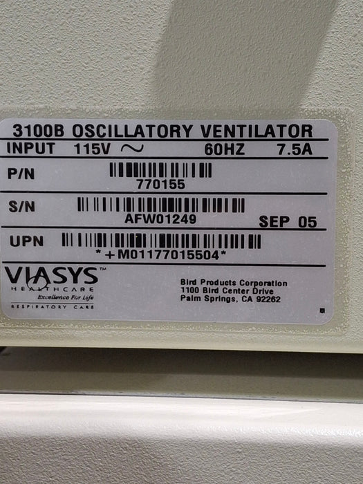 CareFusion SensorMedics 3100B Ventilator