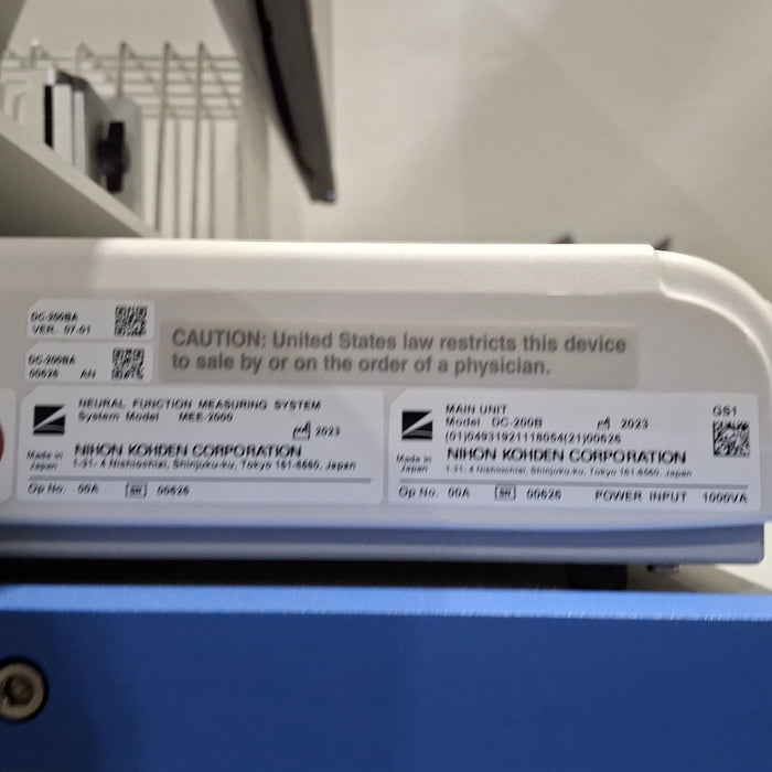 Nihon Kohden MEE-2000 Neuromaster IOM system
