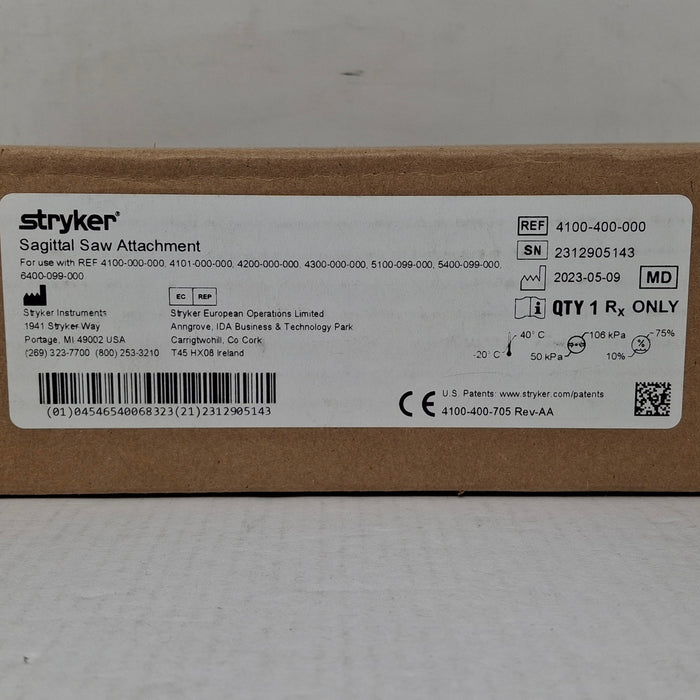 Stryker 4100-400-000 Sagittal Saw Attachment