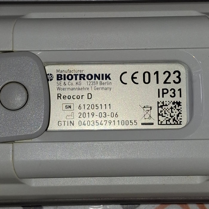 Biotronik Reocor D Temporary Pacemaker