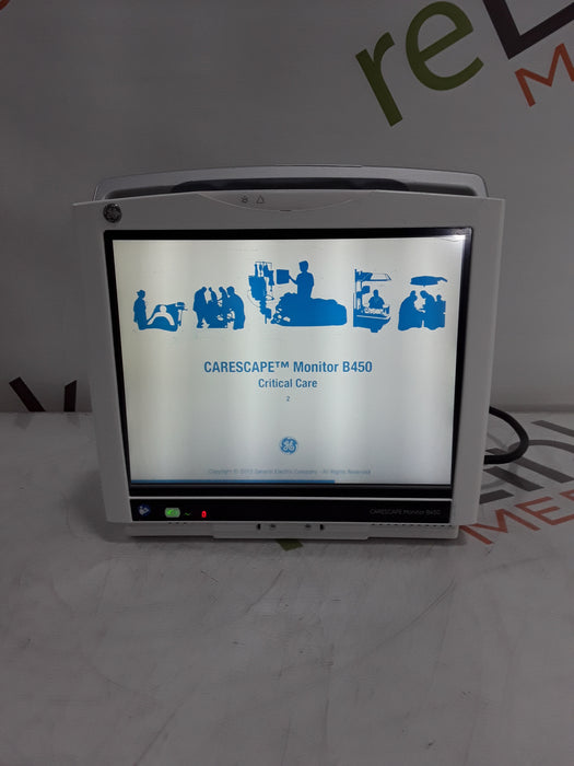GE Healthcare Carescape B450 Critical Care Patient Monitor
