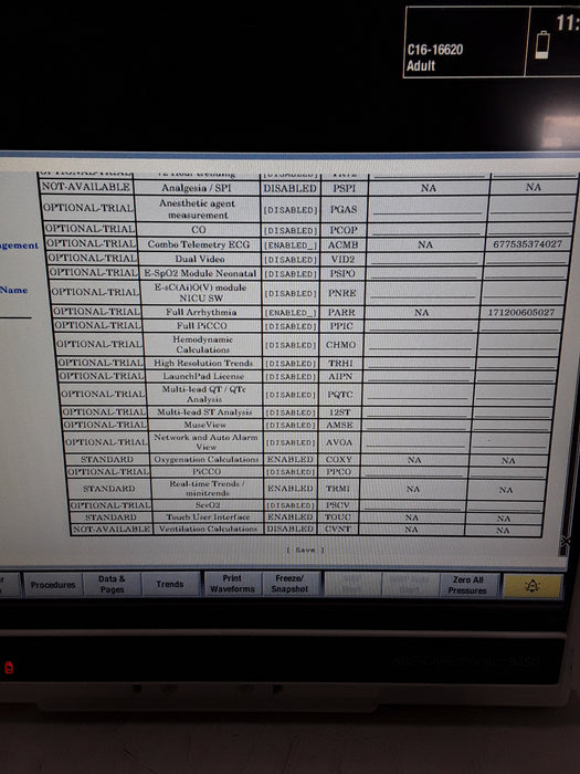 GE Healthcare Carescape B450 Critical Care Patient Monitor
