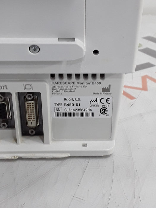 GE Healthcare Carescape B450 Critical Care Patient Monitor