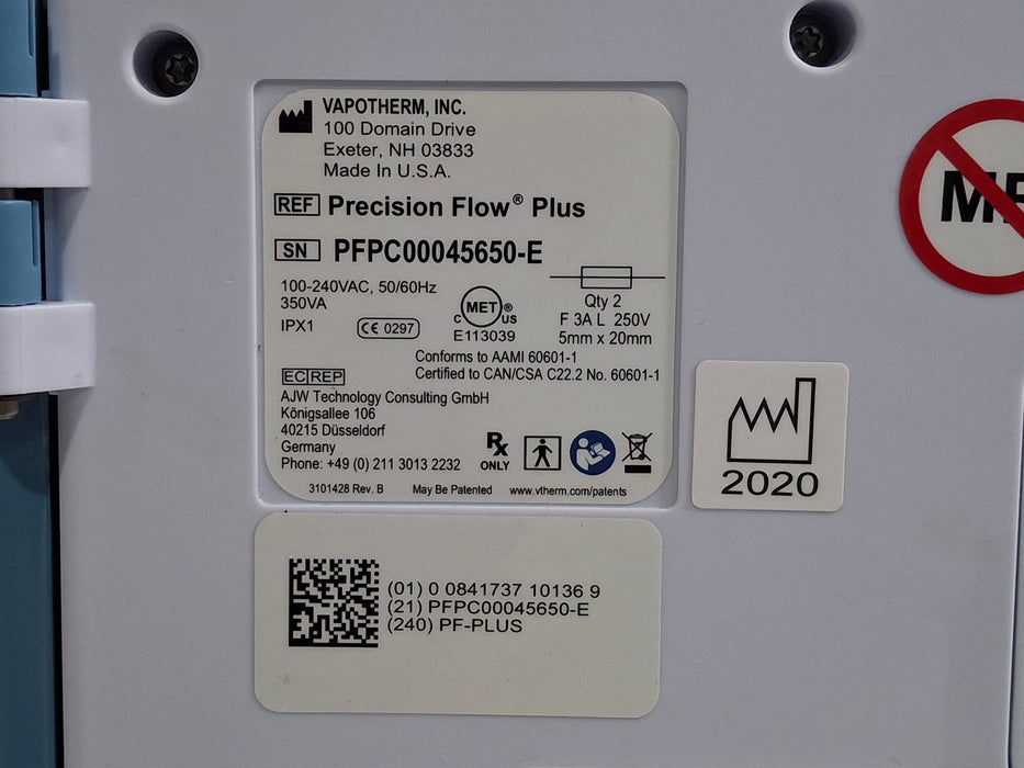 Vapotherm Precision Flow Plus Meter Humidifier