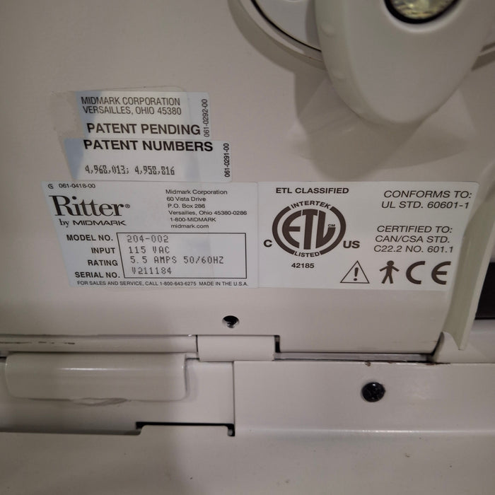 Midmark Ritter 204 Exam Table