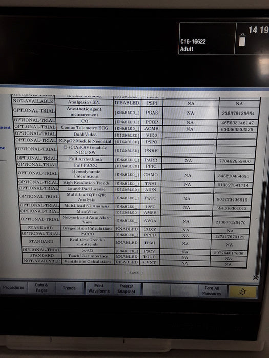 GE Healthcare Carescape B450 Critical Care Patient Monitor