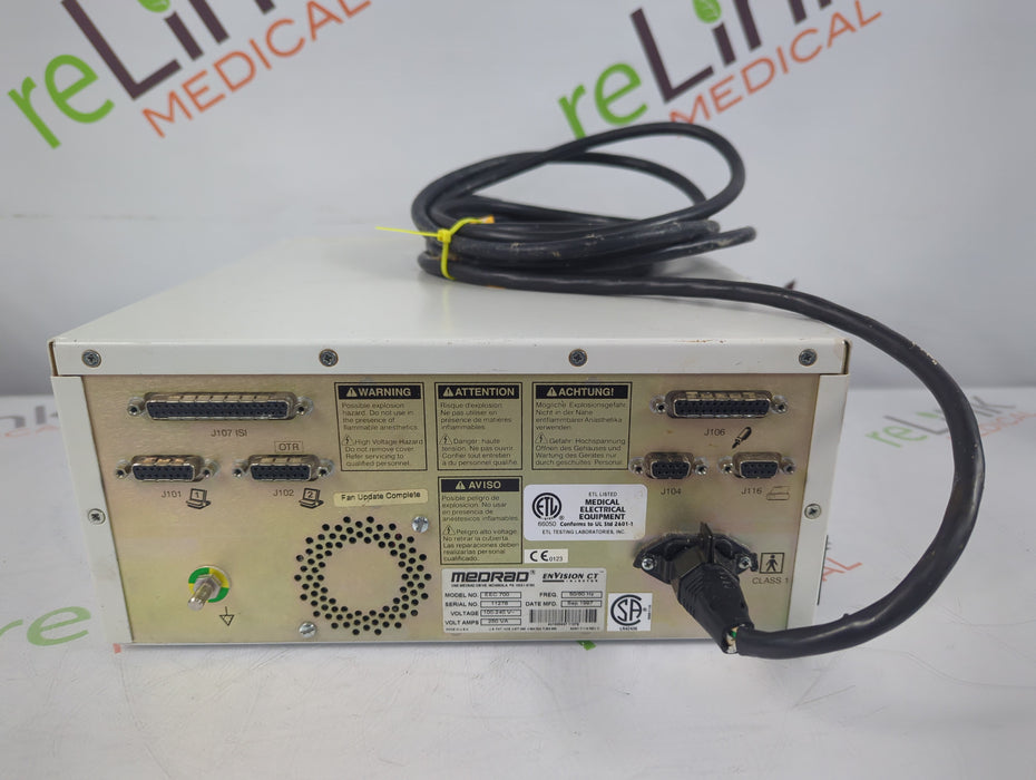 Medrad EDU 700 Envision CT Injector Monitor