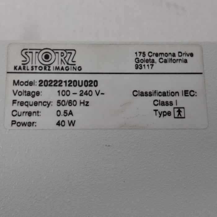 Karl Storz Tricam SL NTSC 202221 20 Camera Control Console