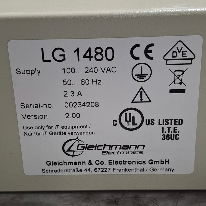 Gleichmann Electronics LG 1480 Battery Charger