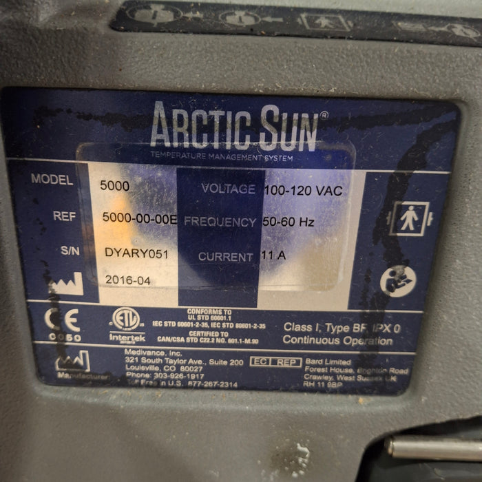 Medivance Arctic Sun 5000 Temperature Management System