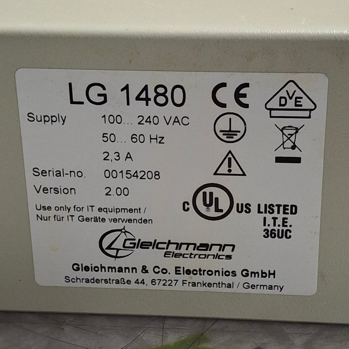 Gleichmann Electronics LG 1480 Battery Charger