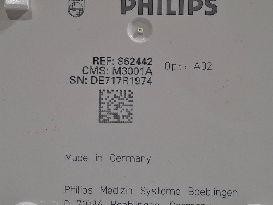 Philips M3001A-A02 OxiMax SpO2, NIBP, ECG MMS Module
