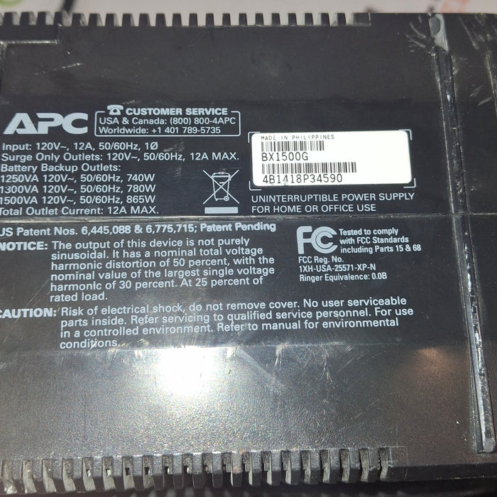 APC Back-UPS Pro 1500 Battery Backup Surge Protector