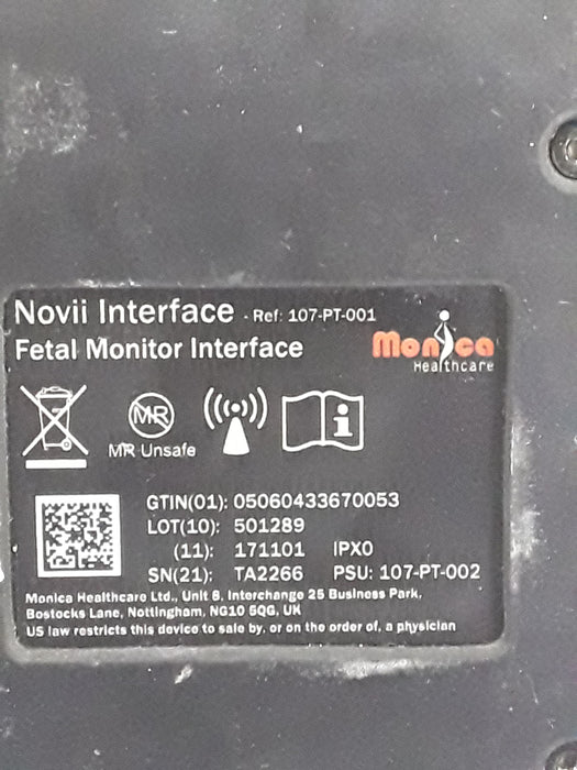 Monica Healthcare Limited 107-PT-001 Fetal Monitor