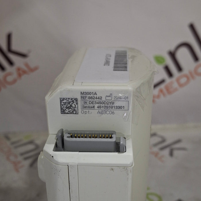 Philips M3001A-A03C06 Masimo SpO2, NIBP, ECG, Temp, IBP MMS Module