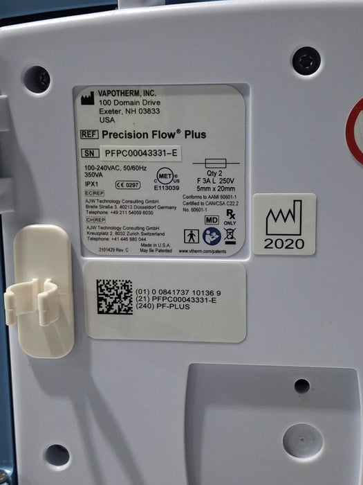 Vapotherm Precision Flow Plus Meter Humidifier