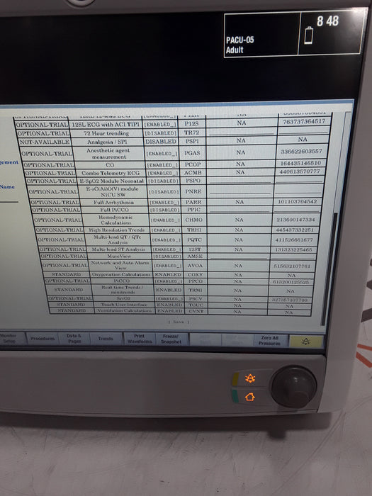 GE Healthcare Carescape B650 Post Anesthesia Care Patient Monitor
