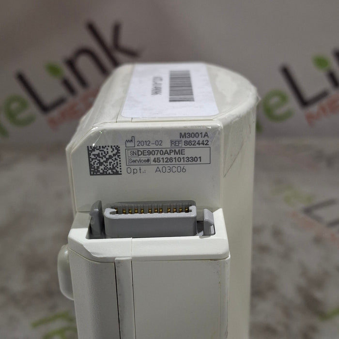 Philips M3001A-A03C06 Masimo SpO2, NIBP, ECG, Temp, IBP MMS Module