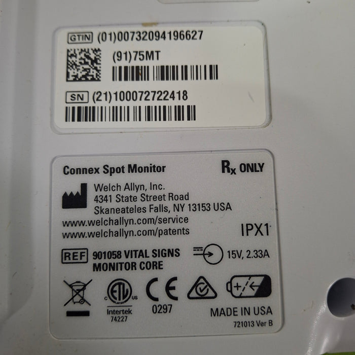 Welch Allyn Connex Spot 75MT Vital Signs Monitor
