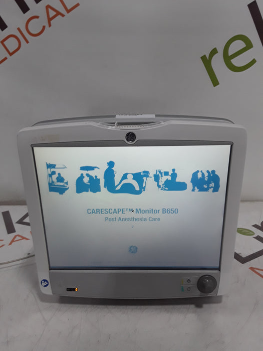 GE Healthcare Carescape B650 Post Anesthesia Care Patient Monitor