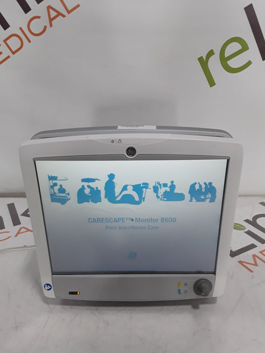 GE Healthcare Carescape B650 Post Anesthesia Care Patient Monitor