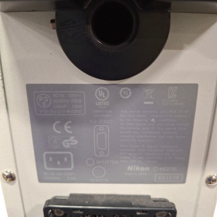 Nikon C-HGFI Intensilight Fiber Optic Illuminator