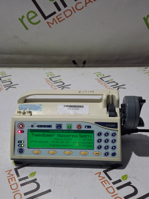 Smiths Medical Medfusion 3500 Version 5 Syringe Infusion Pump