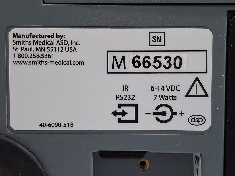 Smiths Medical Medfusion 3500 Syringe Infusion Pump