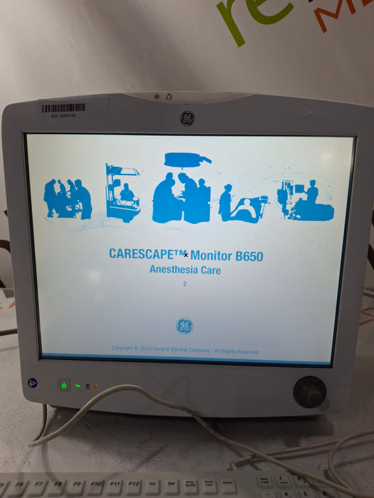 GE Healthcare Carescape B650 Anesthesia Care Patient Monitor