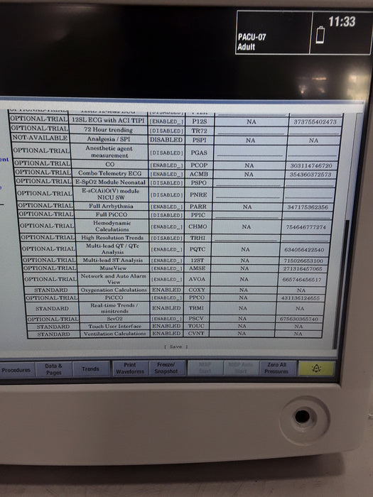 GE Healthcare Carescape B650 Post Anesthesia Care Patient Monitor