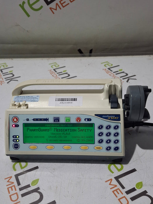 Smiths Medical Medfusion 3500 Version 5 Syringe Infusion Pump
