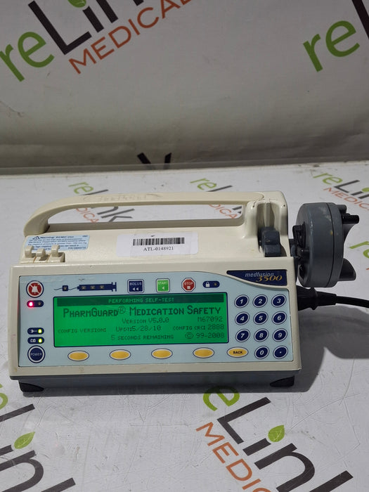 Smiths Medical Medfusion 3500 Version 5 Syringe Infusion Pump