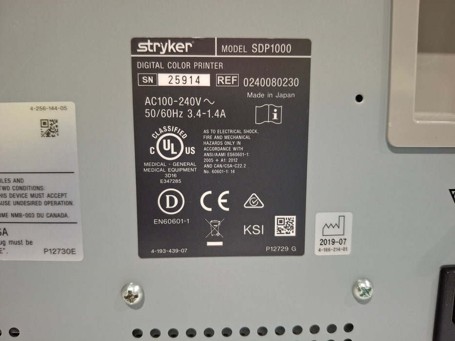 Stryker SDP1000 Digital Color Printer