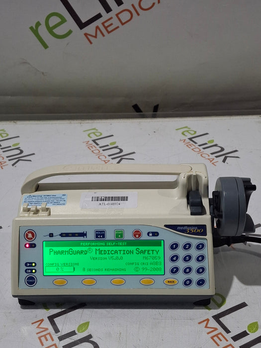Smiths Medical Medfusion 3500 Version 5 Syringe Infusion Pump