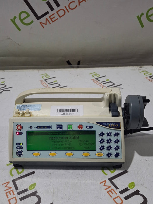 Smiths Medical Medfusion 3500 Version 3 Syringe Infusion Pump