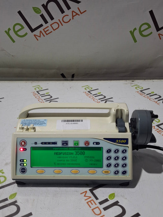 Smiths Medical Medfusion 3500 Version 3 Syringe Infusion Pump