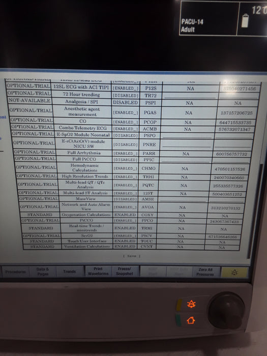 GE Healthcare Carescape B650 Post Anesthesia Care Patient Monitor