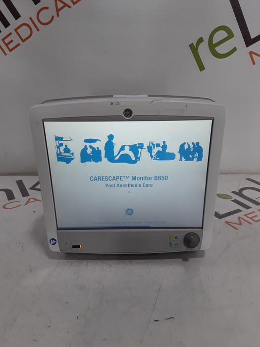 GE Healthcare Carescape B650 Post Anesthesia Care Patient Monitor
