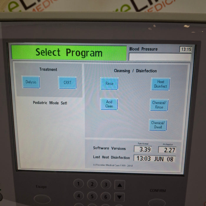 Fresenius 2008k Dialysis Unit
