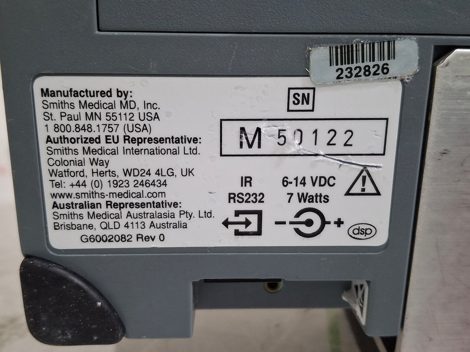 Smiths Medical Medfusion 3500 Version 4 Syringe Infusion Pump