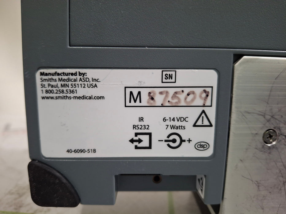 Smiths Medical Medfusion 3500 Version 4 Syringe Infusion Pump