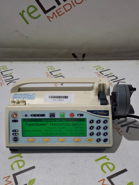 Smiths Medical Medfusion 3500 Version 5 Syringe Infusion Pump