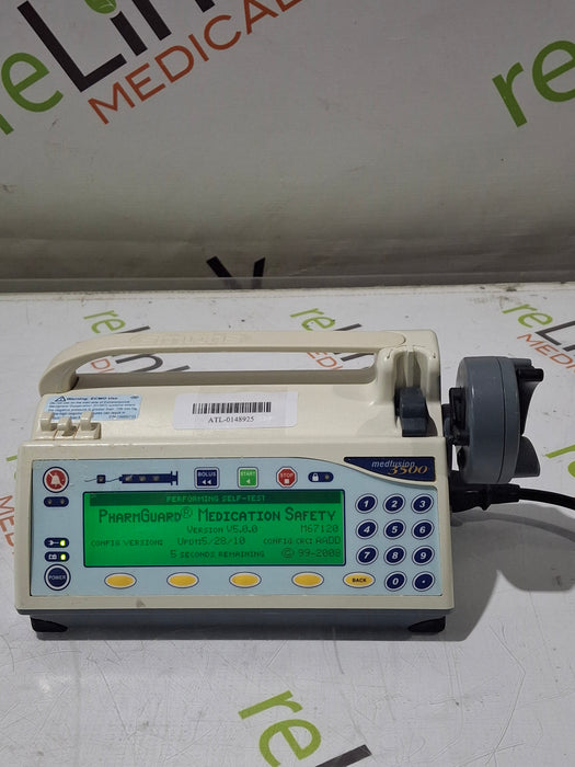 Smiths Medical Medfusion 3500 Version 5 Syringe Infusion Pump