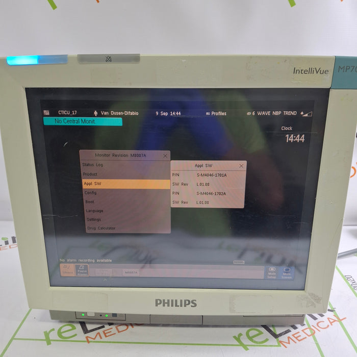 Philips IntelliVue MP70 Patient Monitor