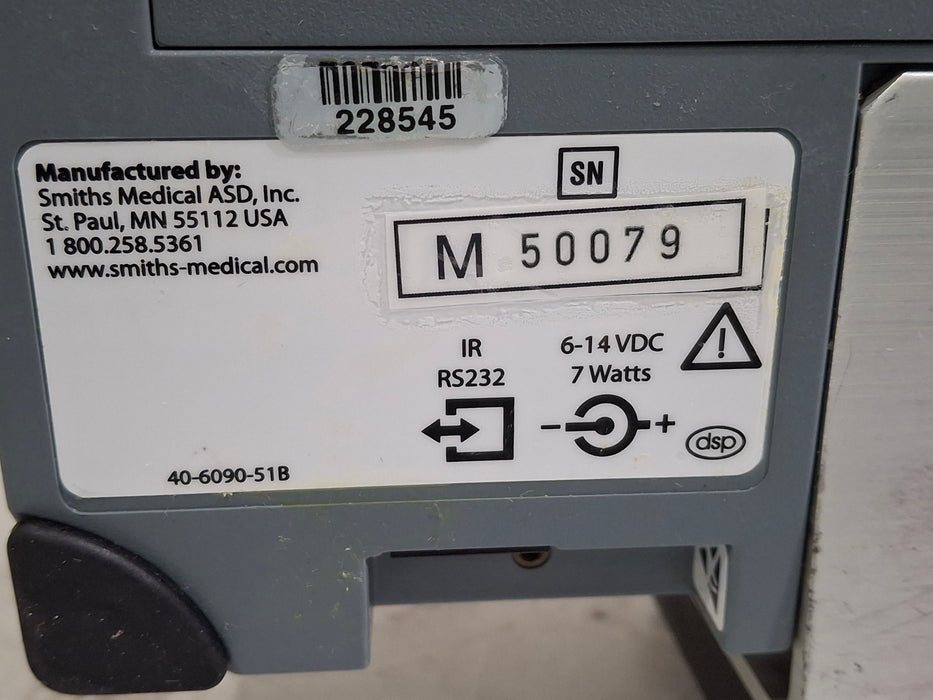 Smiths Medical Medfusion 3500 Version 4 Syringe Infusion Pump