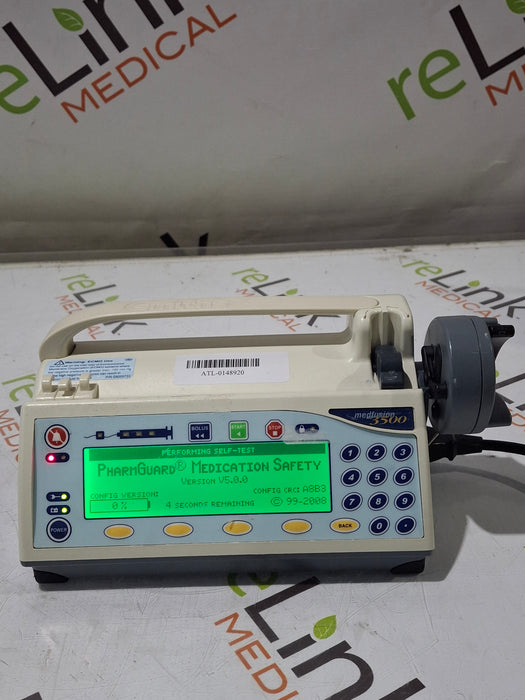 Smiths Medical Medfusion 3500 Version 5 Syringe Infusion Pump